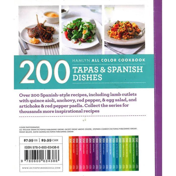 200 TAPAS AND SPANISH DISHES - AA VV - UNIVERSAL BOOKS