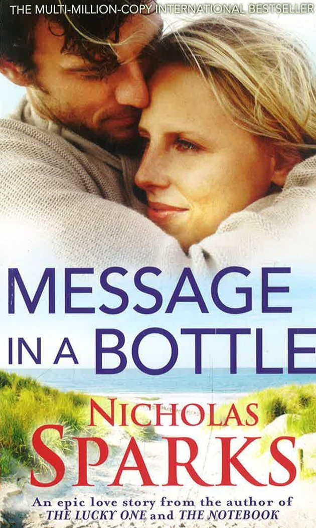 MESSAGE IN A BOTTLE - NICHOLAS SPARKS - UNIVERSAL BOOKS
