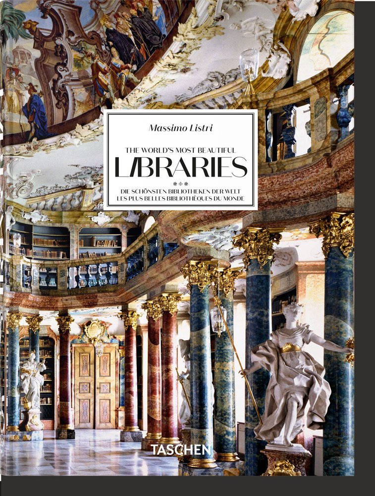 MASSIMO LISTRI THE WORLD'S MOST BEAUTIFUL LIBRARIES - RUPPELT,GEORG/SLADEK,ELISABETH - TASCHEN