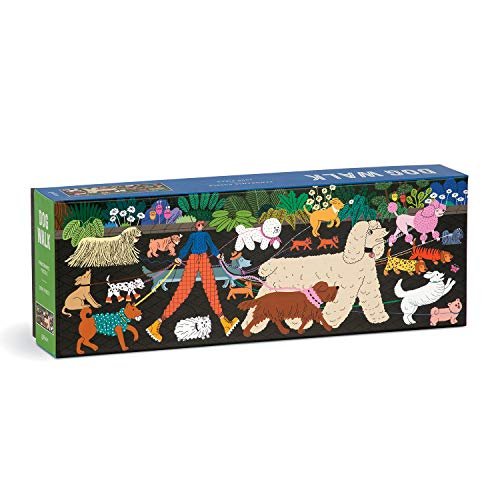 DOG WALK 1000 PC PANORAMIC PUZZLE - CHUNG HYE JIN - GALISON